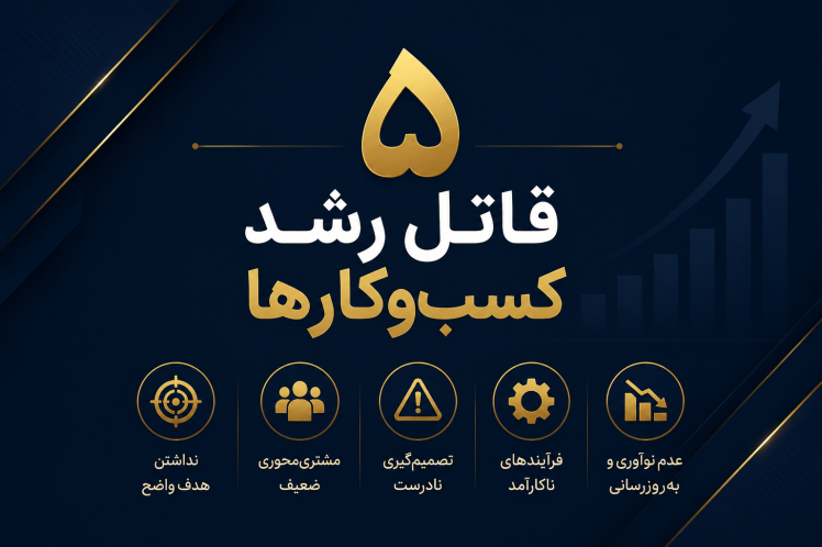 5 قاتل خاموش رشد کسب و کارها